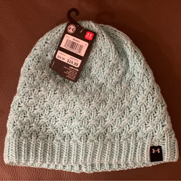 Under Armour Women’s Beanie — Baby Blue - Picture 5 of 14